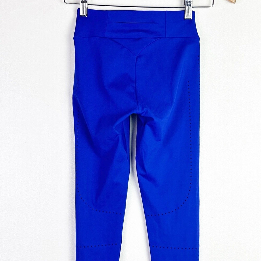 Gymshark Dry Laser Cut Leggings Blue XS Cobalt Royal Blue - Picture 7 of 11
